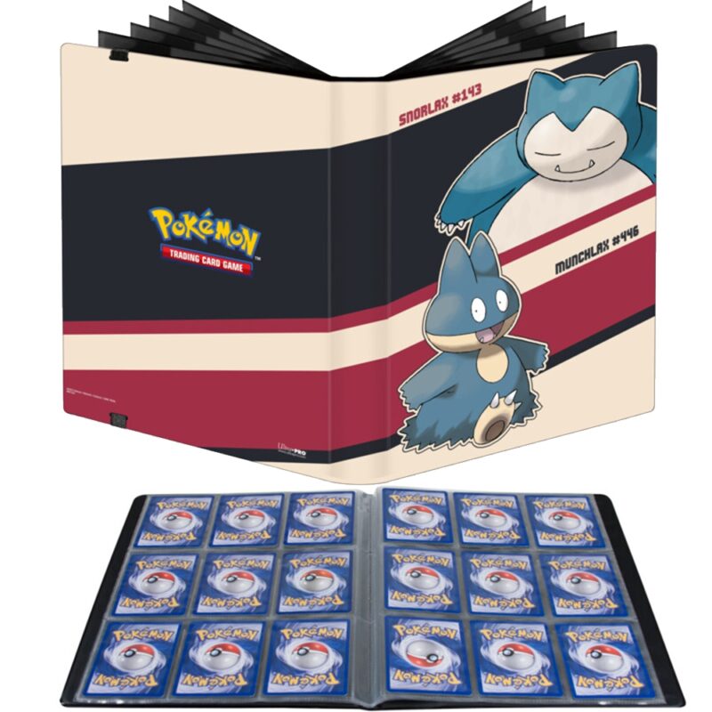 Portfolio / classeur Pokémon Ronflex & Goinfrex - 360 Cartes - A4